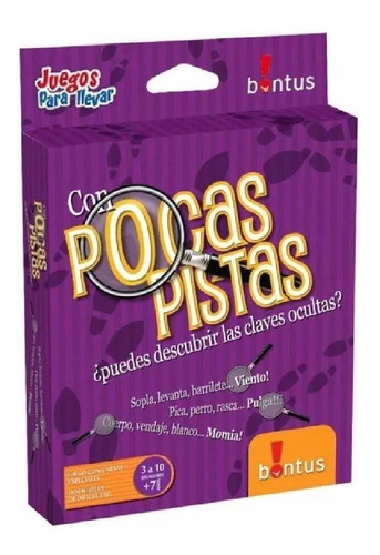 Pocas Pistas Juego De Cartas Bontus - Playking