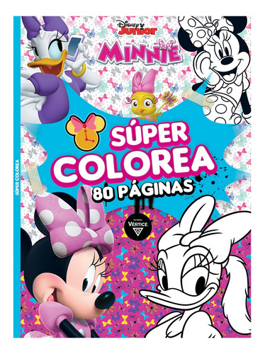 Libro Para Colorear Minnie 80 Páginas 