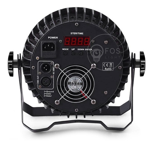 8x Canhão Refletor 18 Leds 18w Rgbwa+ Uv 6n1 Hexaled Dmx Djs