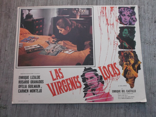 Vintage Lobby Card De Ofelia Guilmain En Las Virgenes Locas!