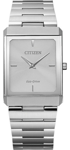 Citizen Stiletto Silver Dial Ecodrive Ar3100-56a .. Dcmstore Color de la correa Plata Color del bisel Plata Color del fondo Plata