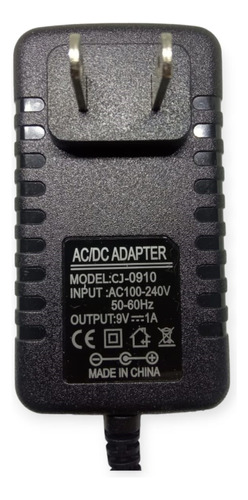 Adaptador De Corriente Ac/dc Fijo 9 Voltios 1 Amperio