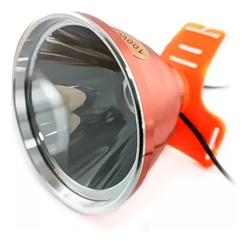 Foco Led Caza 100w Reales Recargable Linterna Lampara Minero