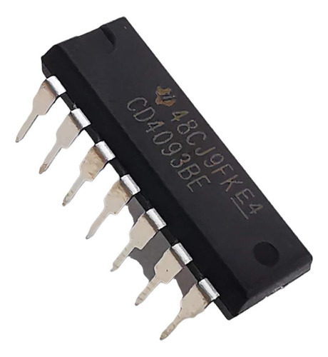 Cd4093 Compuerta Quad 2- Input Nand Paquete 5piezas