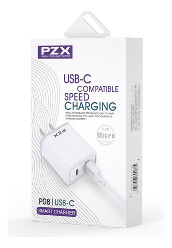 Cargador P Celular Salida Pd Y Usb 2.4a Max Cabezal Cable