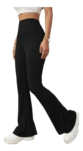 Pantalon Calzas Mujer Flare Pants Patas De Elefante 