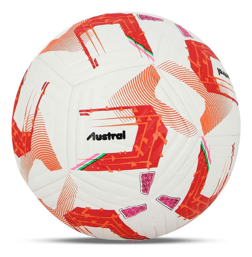 Austral Pelota Futbol Cancha Blanco-rojo