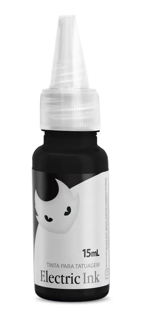 Tinta Para Tatuagem Preto Linha - 15ml