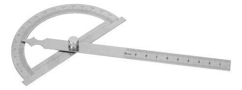 Regla Transportadora 0-180 Grados Goniómetro De Acero Inoxid