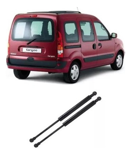 Kit X2 Amortiguador Porton Trasero Baul Renault Kangoo Full 