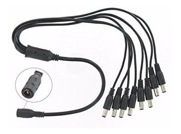 Imagen 3 de 7 de Splitter De 1 Para 8 De Cables De Poder Para Cámaras Cctv