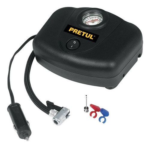 Imagen 1 de 5 de Compresor De 12 V Para Auto Inflador 250 Psi Pelota Pretul P