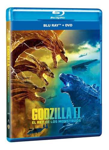 Godzilla 2 El Rey De Los Monstruos Pelicula Bluray + Dvd