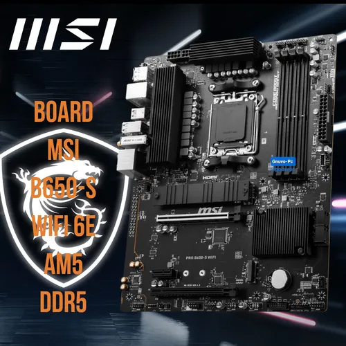 Mother Board Gamer B650 S Msi Wifi 6 6e Amd Am5 Ryzen Ddr5