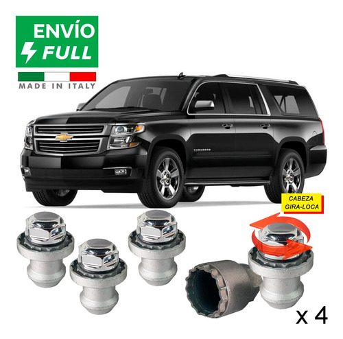 Birlos Seguridad 14 X 1.5 Mm Chevrolet Suburban 2007-2024 