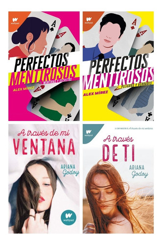 4 Libros Wattpad Perfectos Alex Mírez + Ariana Godoy Montena