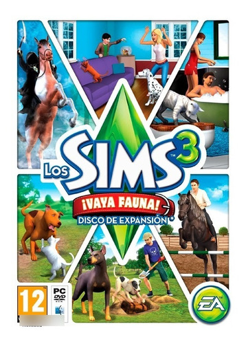 Los Sims 3 Vaya Fauna Expansion Juego Pc Original Fisico Dvd
