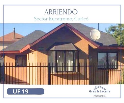 Se Arrienda, Casa En Sector Rucatremo