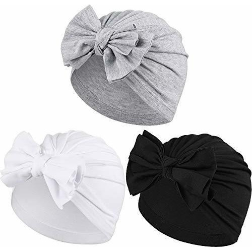 Turbante Bebe Gorros De Turbante Con Nudo De Lazo Para Bebé