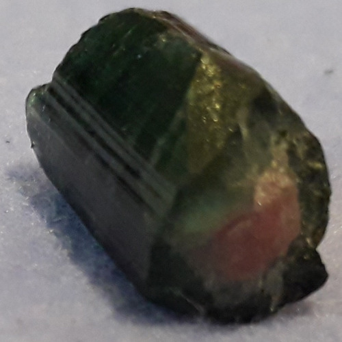 Mineral Cristal Turmalina Sandia Verde Rosa 18 Mm X 5 Mm 