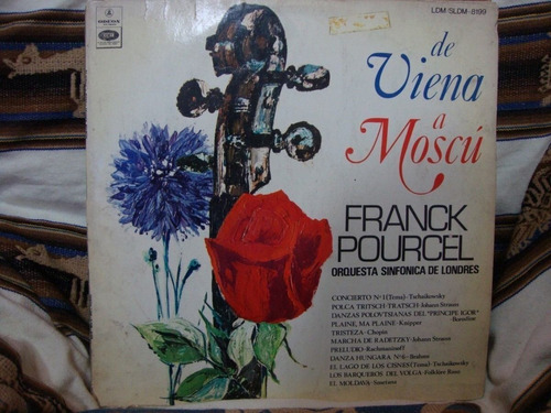 Vinilo Frank Pourcel Orquesta Londres De Viena A Moscu Cl1