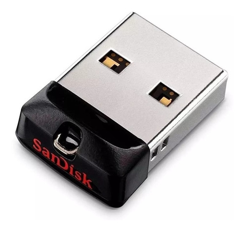 Imagen 5 de 7 de Pendrive Sandisk Cruzer Fit 16gb 2.0 Usb Flash Drive Negro