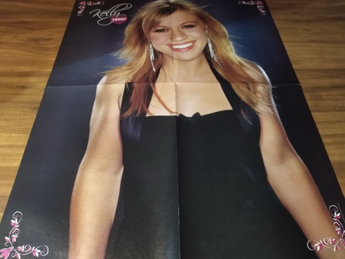(t024) Poster Kelly Clarkson * Kanye West 52 X 41