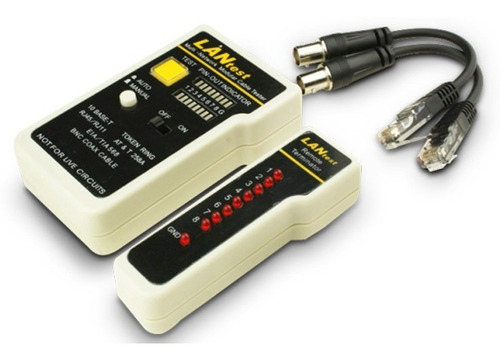 Saxxon G288 Probador De Cables Conectores Rj45 Bnc Rj11