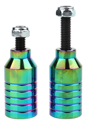 Imagen 6 de 9 de 2x2pcs Scooter Stunt Pegs Set Clavijas Y Ejes De Aleación