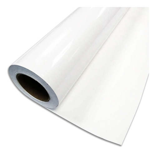 Vinilo Blanco Sublimable  Autoadhesivo 60cm X 1 Metro