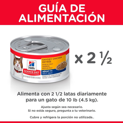 Imagen 7 de 7 de Alimento Húmedo Hill's 0.15 Kg Gatos Adultos Mayores