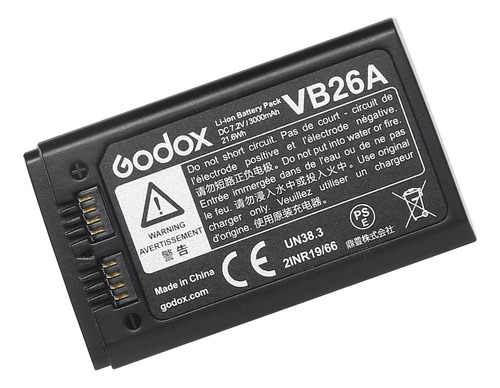 Godox Vb26a 7.2v Mah Batería Recargable De Iones De Litio .