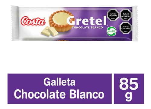 Galletas Costa Gretel Chocolate Blanco 85 G