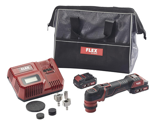 Flex Pxe 80 12.0-ec Set Usa 12v Inalfless Multi-polisher-set