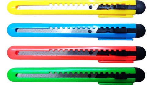 Imagen 3 de 7 de Cutter Ezco Plástica Hojas De Acero 9mm