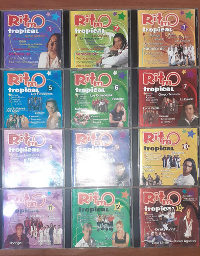 Compact Disc De Ritmo Tropical Colección De 12 Volúmenes 