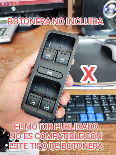 Motor Elevador Vento/polo 2013-2021 Trasero Izquierdo. (Usado)