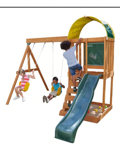Zona De Juego Exterior Kidkraft Msi Color Madera Bw-218