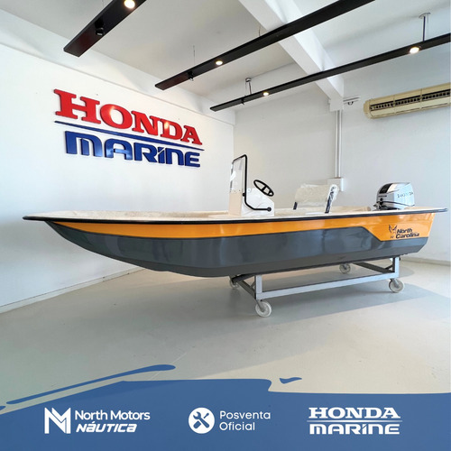North Carolina 17 Flat Honda Bf 60 Super Oferta Pesca!!