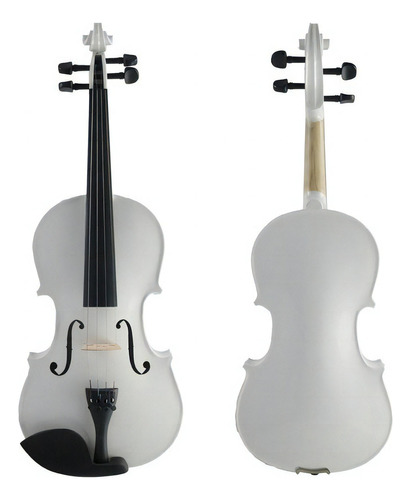 Violín Acústico Segovia Superior 4/4 Blanco Macizo Arco