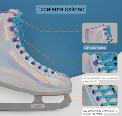 Patines Para Hielo Artísticos Para Mujeres, Niñas Talla 39