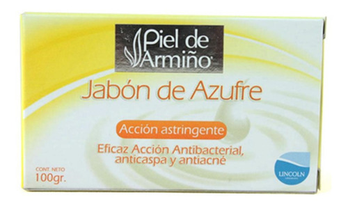 Jabon De Azufre Antiacne Y Anticaspa 100 - g a $159