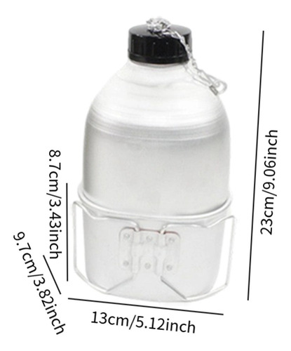 Kit De Hervidor Portátil De 1 Litro Con Botella De Agua Y