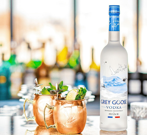 Grey Goose Clásico Vodka Francés Importado Destilado 375ml