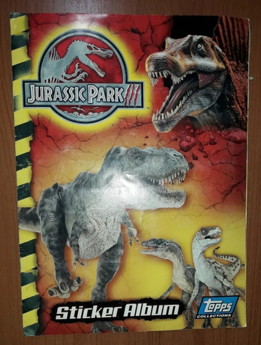 Álbum De Figuritas Jurassic Park Iii 105 Figuritas Pegadas