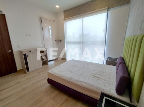 Jhl Renta Departamento Con Terraza En Roma Sur Semiamueblado