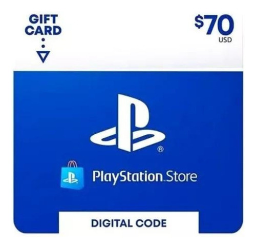 Saldo Playstation Store Tarjeta Psn $70 Usa Código Original