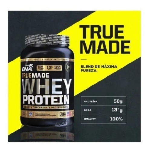 Imagen 5 de 7 de Proteina True Made X 1kg Ena Promo X 2 Combo Sabor Frutilla