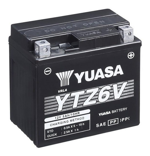 Bateria Orginal Yuasa Ytz6v 12v 5.3 Ah Marelli Sports