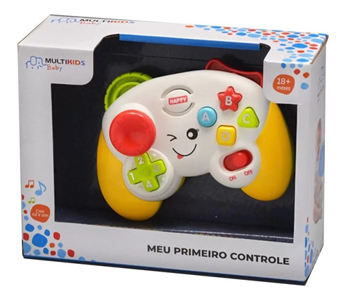 Imagem 7 de 7 de Brinquedo Controle De Videogame Educativo C/ Luz Som Br1088